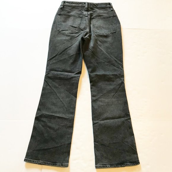 MADEWELL NWT Curvy '90s High Rise Bootcut Jeans Lindale Wash Black Womens 26 - Picture 4 of 12
